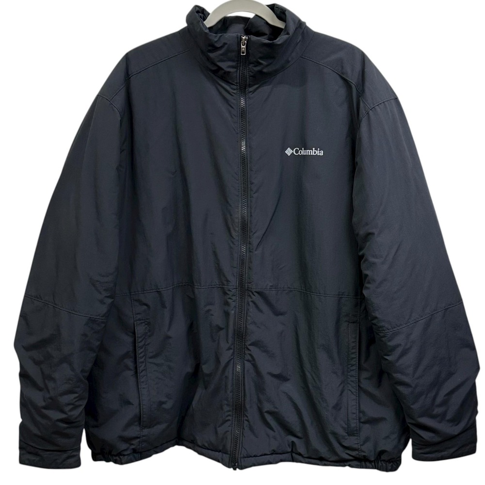 Columbia Northern Bound Jacket Womens 2XL Black Fleece Lined Nylon Full Zip - Picture 1 of 8